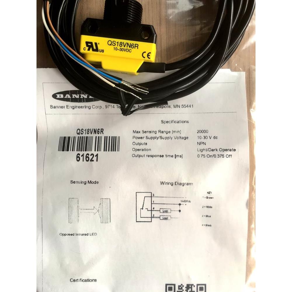 议价QS186LE QS18VN6R QS18VP6R邦纳Banner激光对射光电开关