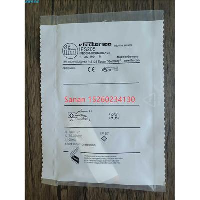 议价封 IFM易福门 IFS205 接近开关