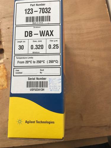 议价安捷伦DB-WAX气相色谱柱123-7032,30m0.32mm0.25um