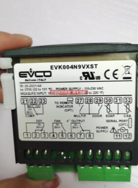 询价EVCO美控四输温控器EVK004N9VXST/FK214/FK217/EVK214N3