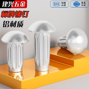 铝铆钉GB827滚花2铭牌铆铆钉半圆头M扁头商标铆钉2M.5M3M4 标牌钉