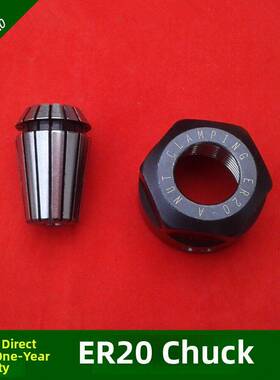 雕刻机夹具主轴卡盘高精度Er20A螺母2.2K 3Kww机螺电母弹簧桶夹