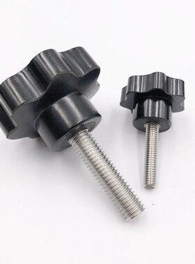 304不锈钢梅花橡胶头手旋星柄星七柄M4M5M6M81M0M12