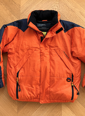 RL老款jeans重磅加厚户外运动面包羽绒服夹克外套