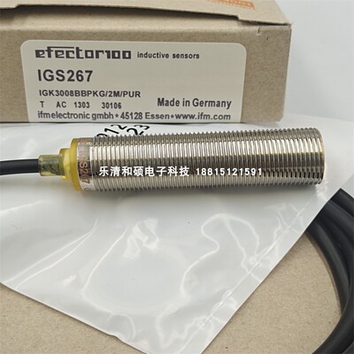 易福门接近开关直流金属传感器