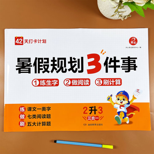 1升234年级暑假衔接数学计算题假期规划
