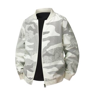 跨境新款L-8XL大码加肥美式复古棒球服飞行员夹克男女款潮牌春秋