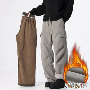 净版 皇家麒麟2025AW冬季 裤 工装 品 加绒博奥绒灯芯绒复合奥粒绒新款