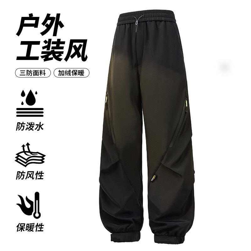 8819裤子 2026新款休闲裤冲锋裤伞兵裤情侣裤工装裤男美式潮牌秋