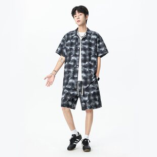 新款爆款青年潮流韩版简约舒适休闲时尚运动百搭套装