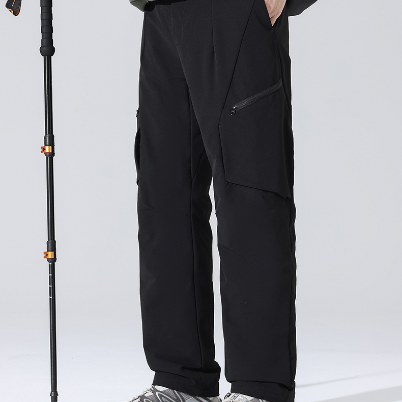 新款时尚休闲宽松羽绒裤90白鸭绒男款秋冬保暖更舒适