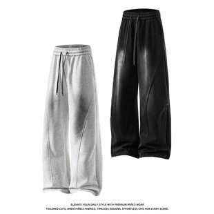 60%棉40%聚酯纤维 P50 2026春季 新款 3D挂拍 百搭休闲裤 KZ202