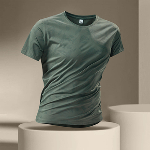 女户外运动透气休闲薄款 2025新款 迷彩速干冰丝短袖 男情侣款 短袖