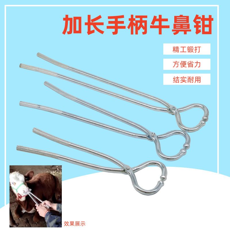 牛鼻钳子牛用牛鼻环养牛穿孔环养殖器械牛鼻圈牛鼻子牵牛器械