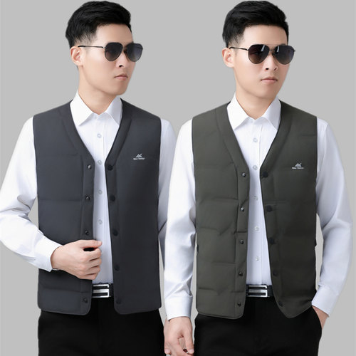 波士顿官方旗舰店轻薄羽绒马甲男