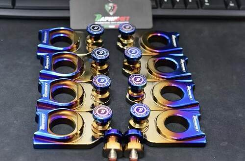 台湾巴风特精品 改装钛合金皮带链条调整器TMAX530 560 TL500 508