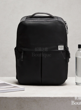 lululemon 黑色双肩包男女 21L 防水轻便通勤书包背包 LU9CTTS