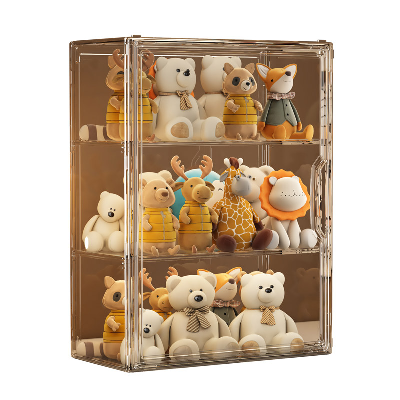 娃娃收纳盒毛绒玩具展示柜
