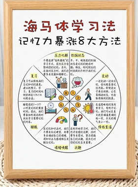 海马体学习法记忆力暴增相框