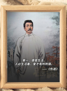 鲁迅相框励志经典名言语录