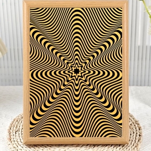 放下手机视觉缓解疲劳相框摆台训练视力远近视图高颜值桌面摆件