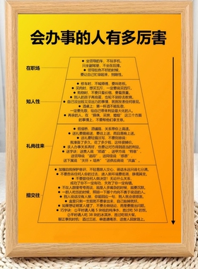 提升办事能力简约相框摆台