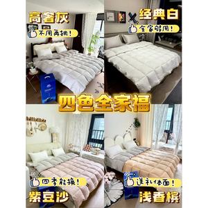 秋冬新款7D恒温仓72宫格立体冬被4床颜色全家够用主卧客卧全配齐