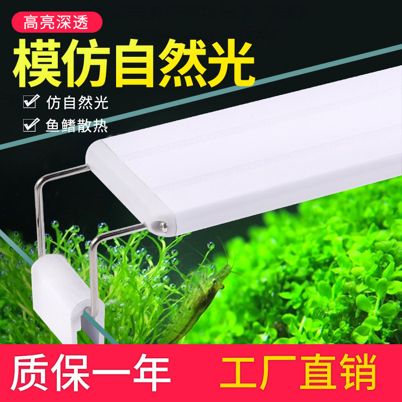 鱼缸节能灯led专用照明灯乌龟造景防水灯水草灯中小型水族箱架灯图片