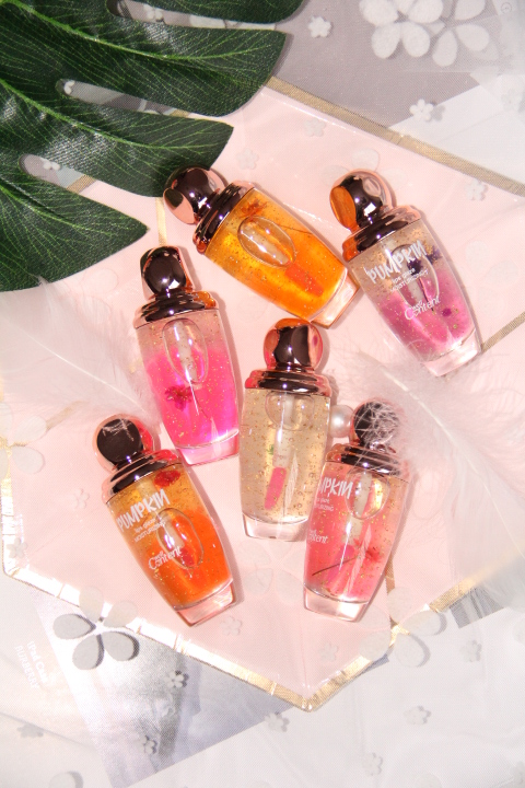 透明变色唇彩花朵温感鲜花精油果冻唇蜜咬唇妆染唇液玻璃瓶淡雅香|ruв категории Косметика, блеск для губ/блеск для губ - от Buy2taobao.com для оказания профессиональной услуги покупки агента Taobao