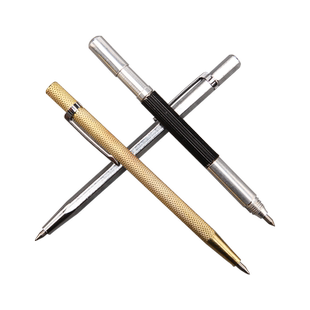 划针硬质钨钢合金头划瓷砖切割钢针刀笔形金刚石记号针家装划线器