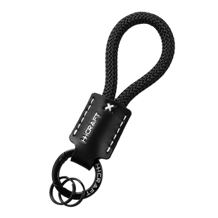 高品质版本 牛皮编织绳钥匙扣挂件汽车链圈环男女士手绳书包挂饰