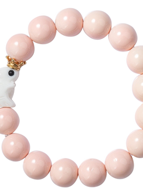 奶油琉璃珠网红手串小兔子女手链