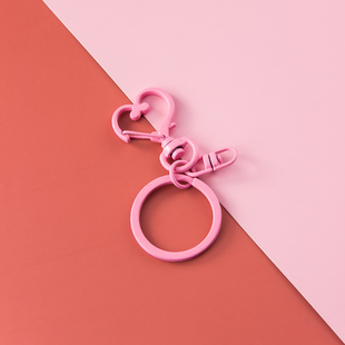 10个装 爱心扣 钥匙扣挂件挂包配饰创意个性锁匙圈环DIY材料配件