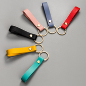 新品 汽车链锁匙圈环网红ins男女 多色简约手绳钥匙扣挂件创x意个性