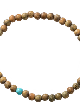 绿檀木手串文玩复古风男女士手链