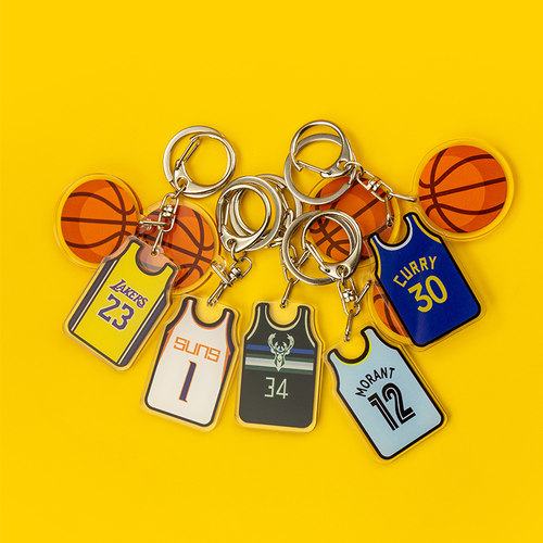 多款篮球球衣钥匙扣挂件小饰品