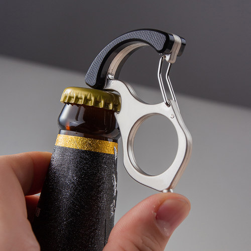 多功能指虎钥匙扣挂件开瓶器挂饰