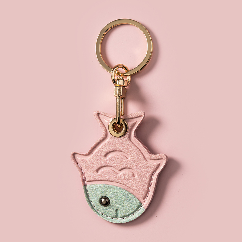 小鱼门禁卡套钥匙扣挂件创意个性水滴小区门禁电梯IC公交卡保护套