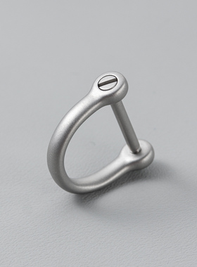 304不锈钢马蹄扣钥匙扣挂件 DIY小配件 高品质车钥匙专用锁圈环
