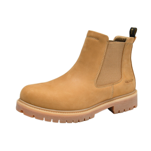 MELLEN名郎男鞋新款一脚蹬时尚简约切尔西靴英伦风皮靴短靴男潮鞋