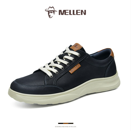 MELLEN名郎真皮厚底超轻休闲鞋
