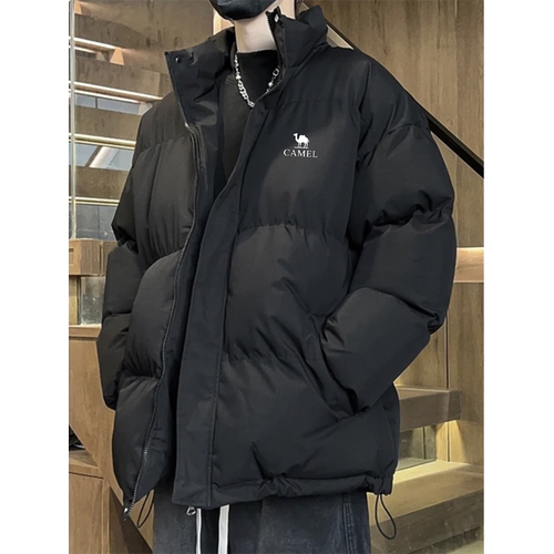 骆驼2025秋冬羽绒棉衣男士棉袄加厚情侣ins百搭棉服立领保暖外套