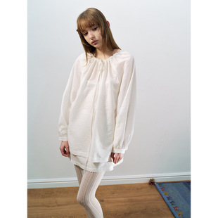 欧洲站2026春季新款休闲纯色慵懒抽绳天丝简约裙装两件套女