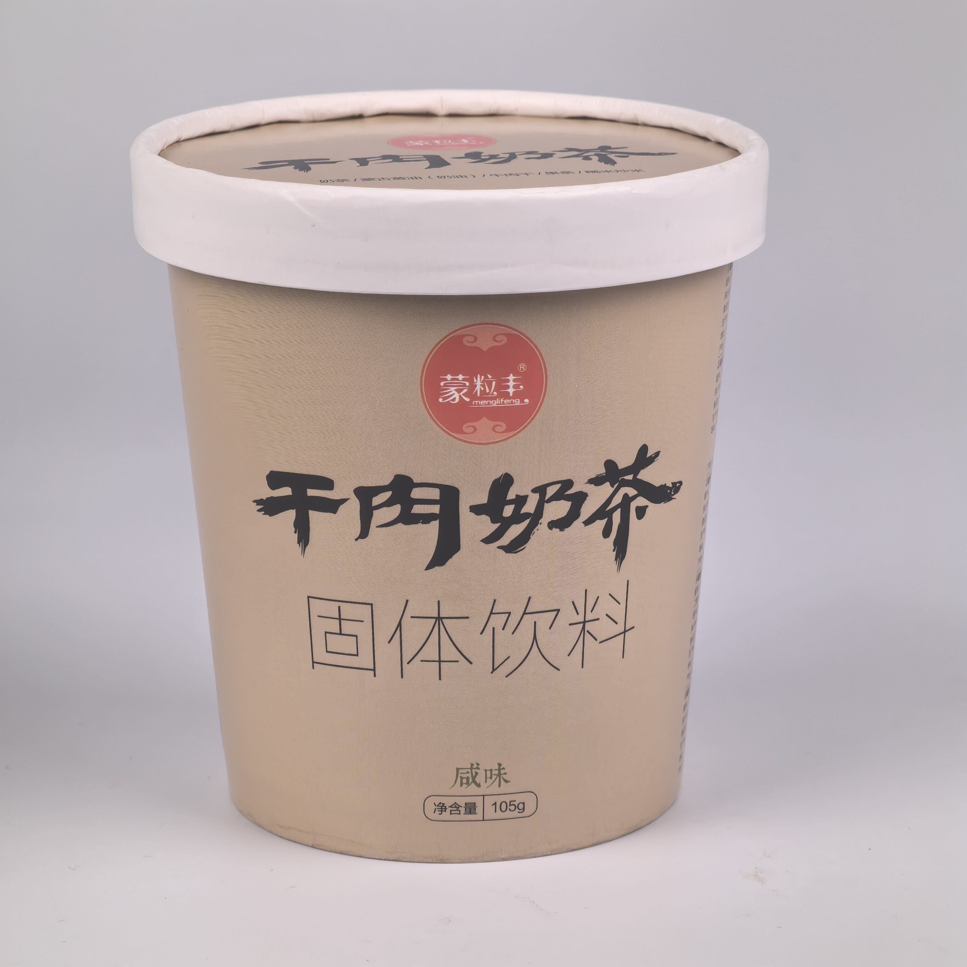 5罐包邮 内蒙古小锅茶杯装蒙粒丰干肉奶茶即食冲饮蒙古奶茶105g