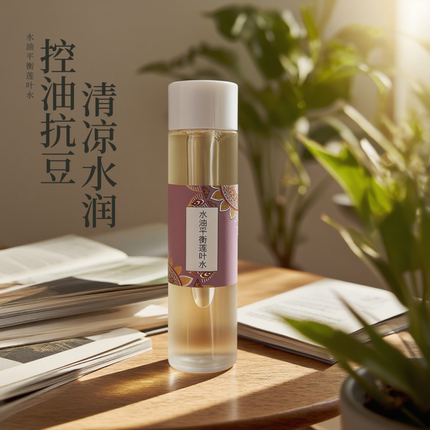 水油平衡莲叶水150ml 爽肤水金银花收毛孔控油锁水保湿平衡痘粉刺