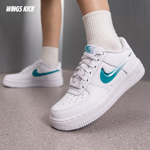 Nike/耐克 AIR FORCE 1 JES (GS) 大童低帮运动休闲鞋 IR0595-100