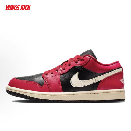 Nike/耐克 Air Jordan 1 Low AJ1 黑红女复古板鞋 DC0774-605