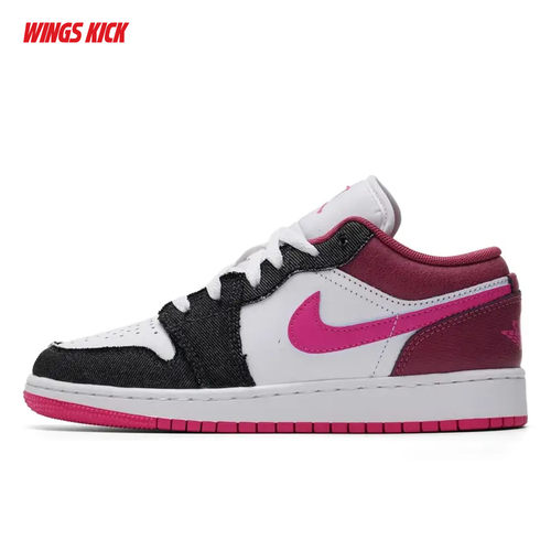 Nike/耐克 AIR JORDAN 1 LOW AJ1 大童低帮运动休闲鞋IO2067-001