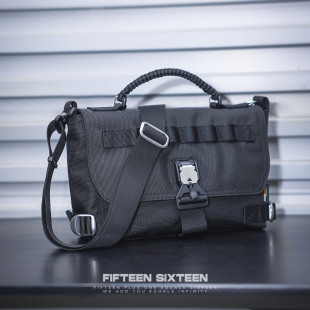 Fifteen Sixteen1680D弹道尼龙邮差包男士斜挎包城市通勤机能单肩