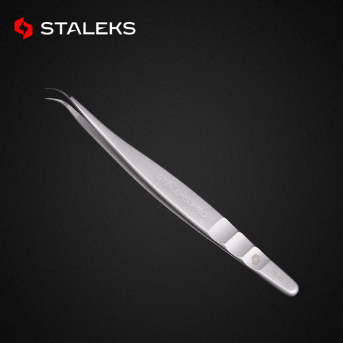 staleks欧洲美睫弯镊睫毛镊子美睫师专用嫁接开花新款 TE-41-3